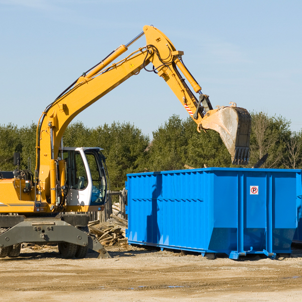 can i choose the location where the residential dumpster will be placed in Bailey